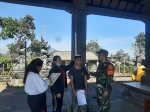 Babinsa Selulung Dampingi Kegiatan Posyandu Remaja di Banjar Mesahan