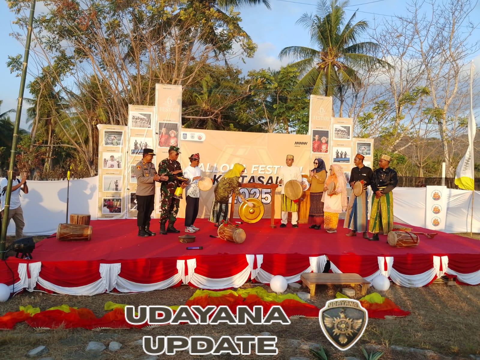 Babinsa Hadiri Pembukaan Ballona Festival Kertasari 2025