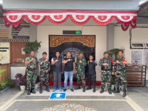 Pimpin Patroli Danramil Klungkung Kunjungi Rutan Kelas II B Klungkung