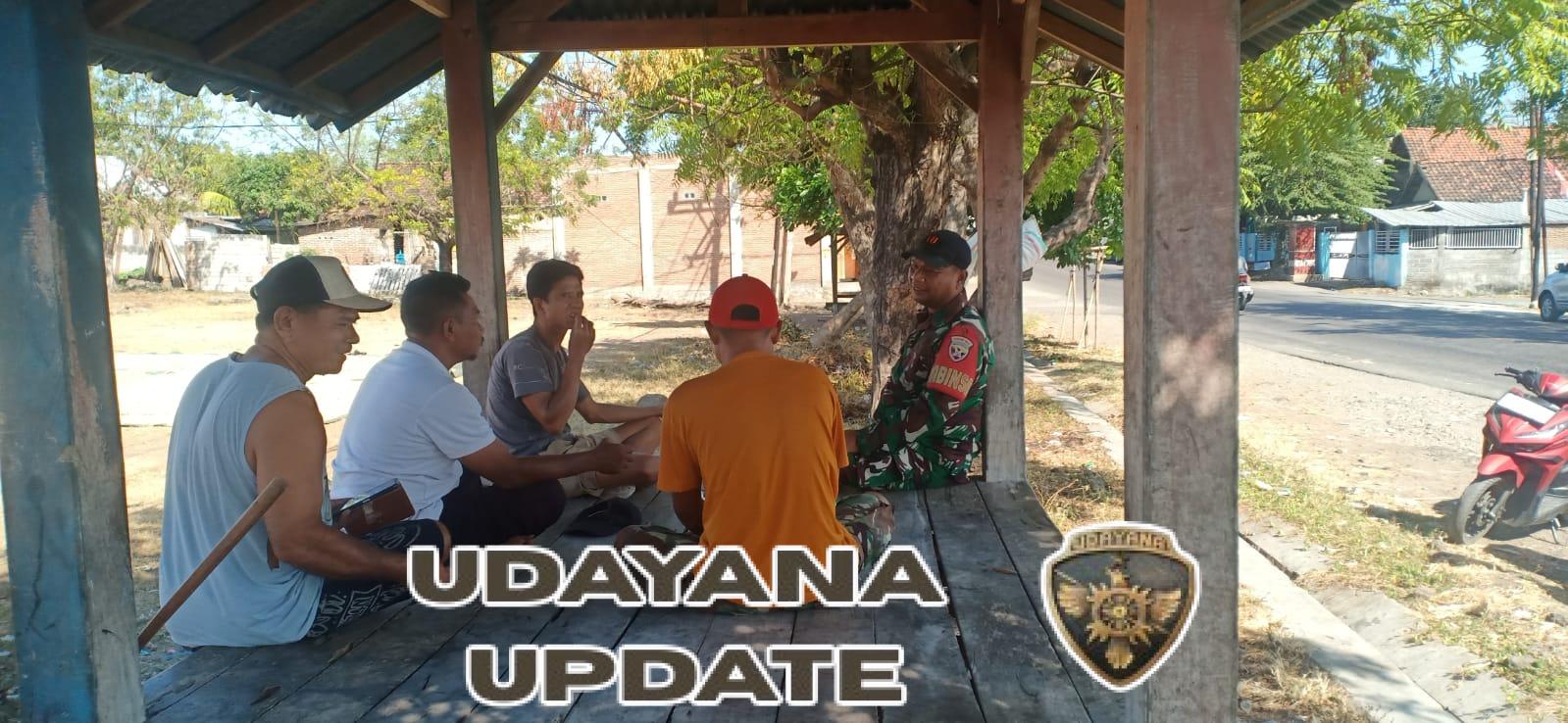 Koramil 1607-09/Utan Rhee Gelar Komsos, Babinsa Ajak Warga Sabedo Jaga Kamtibmas dan Lingkungan