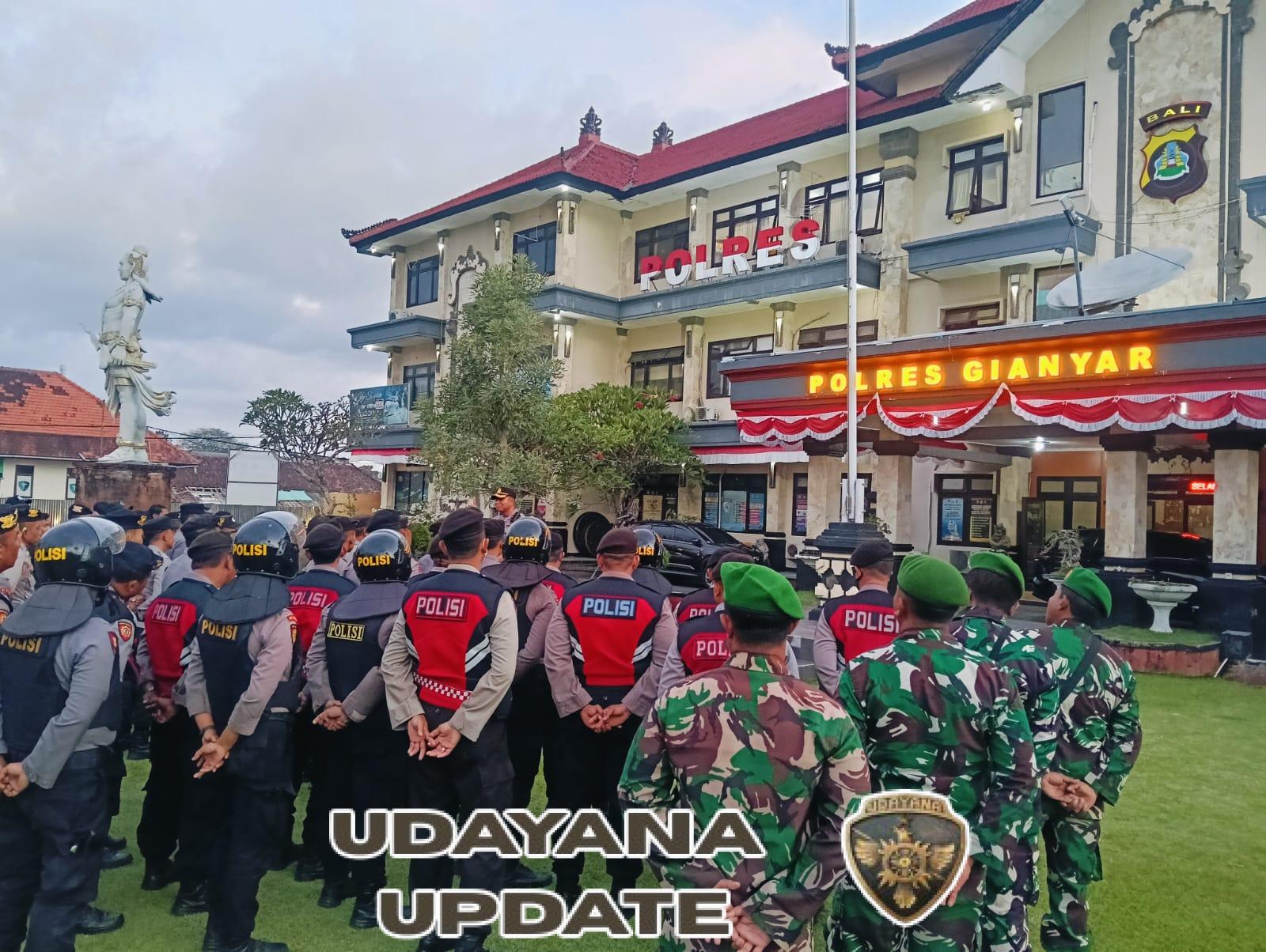 Kodim 1616/Gianyar Bersinergi dengan Polres Gelar Patroli Gabungan Skala Besar