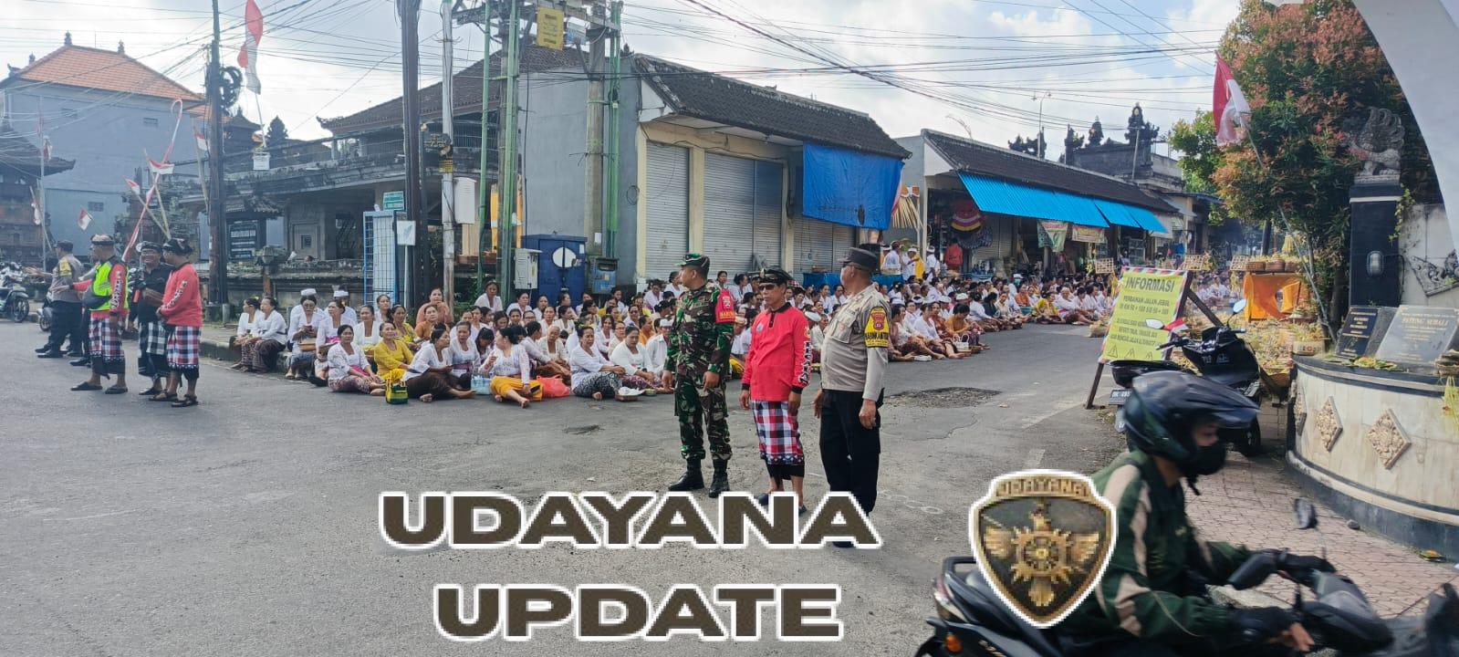 Amankan Upacara Keagamaan, Tiga Pilar Bersinergi Jaga Upacara Pecaruan Di Desa Paksebali