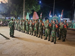 Patroli Mandiri TNI di Kabupaten Bima Berjalan Lancar, Keamanan Terjaga di Puskesmas dan Bank