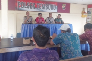 Pererat Silaturahmi, Danramil 03/Tembuku Ikuti Acara Pisah Kenal Kapolsek Tembuku