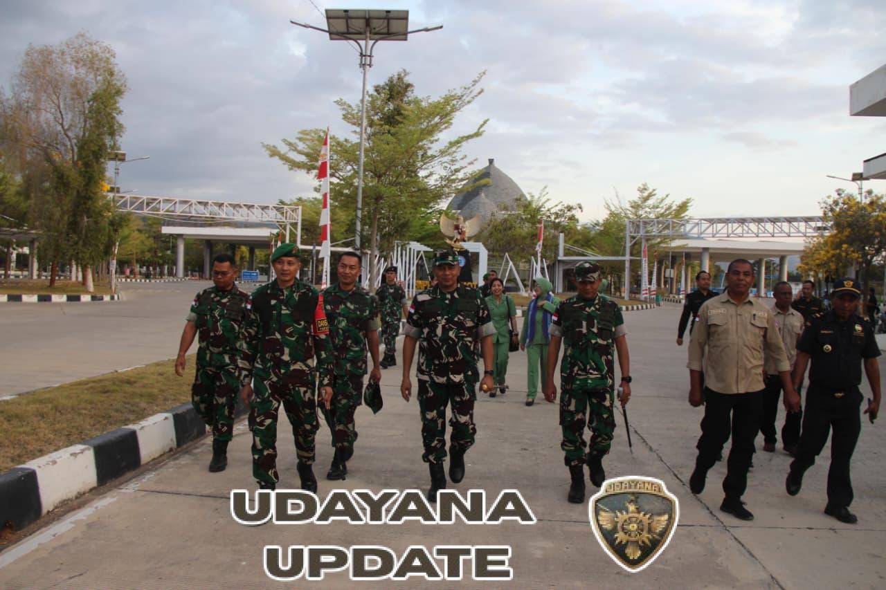 Satgas Yonif 741/GN Terima Kunjungan Kerja Komandan Korem 161/Wira Sakti di Daerah Perbatasan