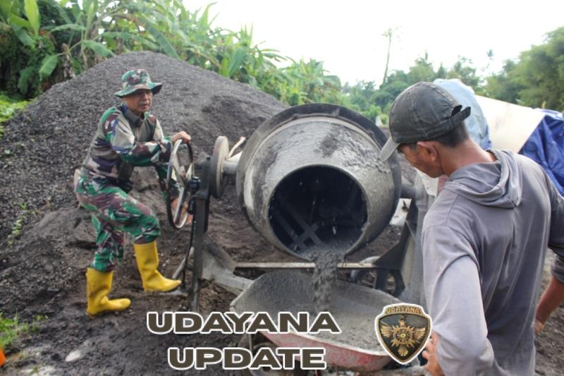 Dukungan Tokoh Masyarakat Jadi Kunci Kelancaran Pembangunan Jalan Usaha Tani TMMD