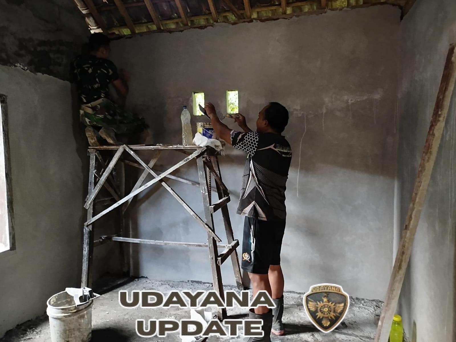 Rehab RTLH TMMD ke-125 Bantu Warga Kurang Mampu di Desa Batuan