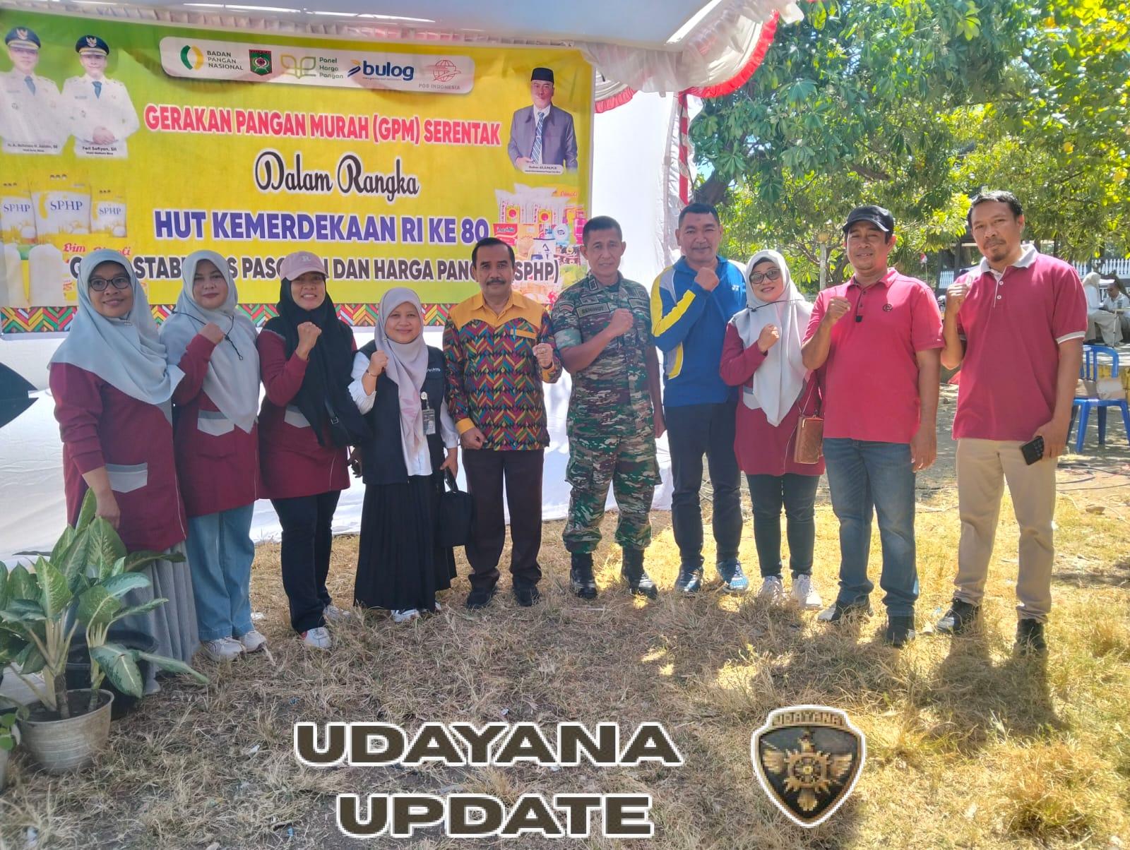 Babinsa Koramil 1608-01/Rasana’e Kawal Kelancaran Gerakan Pangan Murah