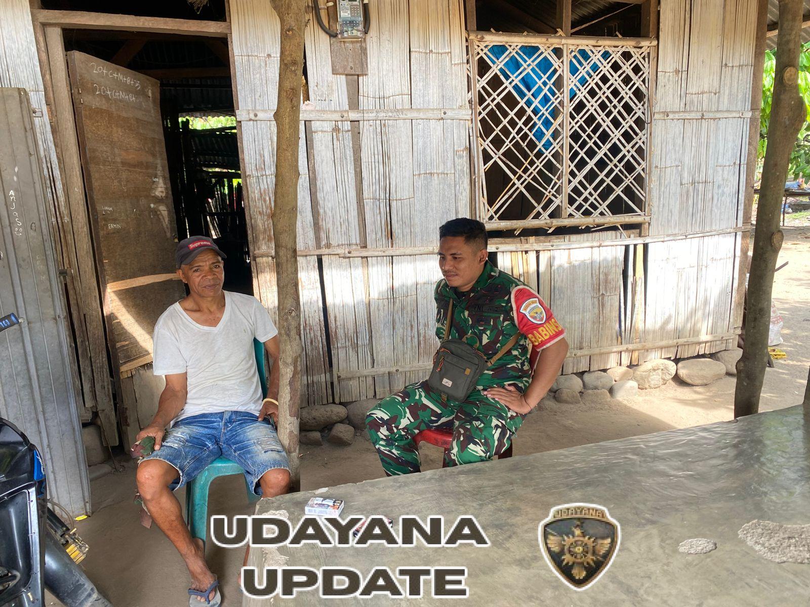 Kegiatan Komsos Babinsa di Desa Tou Barat Berjalan Lancar dan Aman