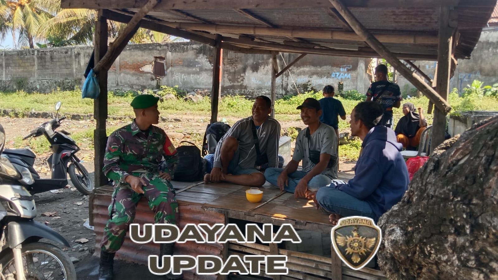 Babinsa Kodim 1602/Ende Perkuat Kemitraan dengan Masyarakat Desa Nganesa