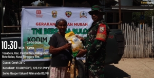 Gerakan Pangan Murah di Rote Ndao, Ratusan Sak Beras SPHP Disalurkan ke Warga