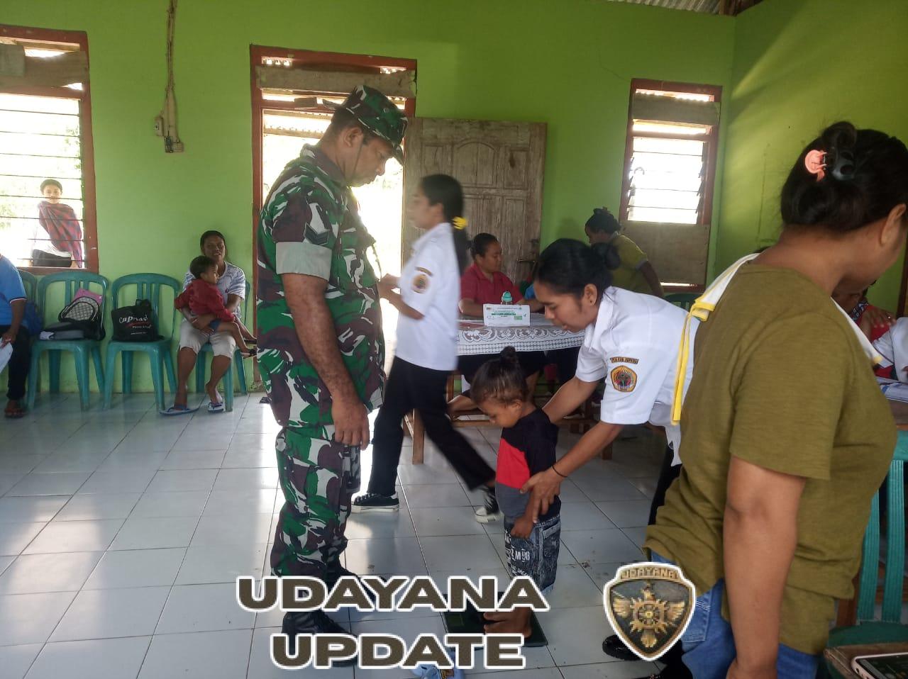 Babinsa Dorong Kesadaran Gizi Lewat Kegiatan Posyandu Rutin