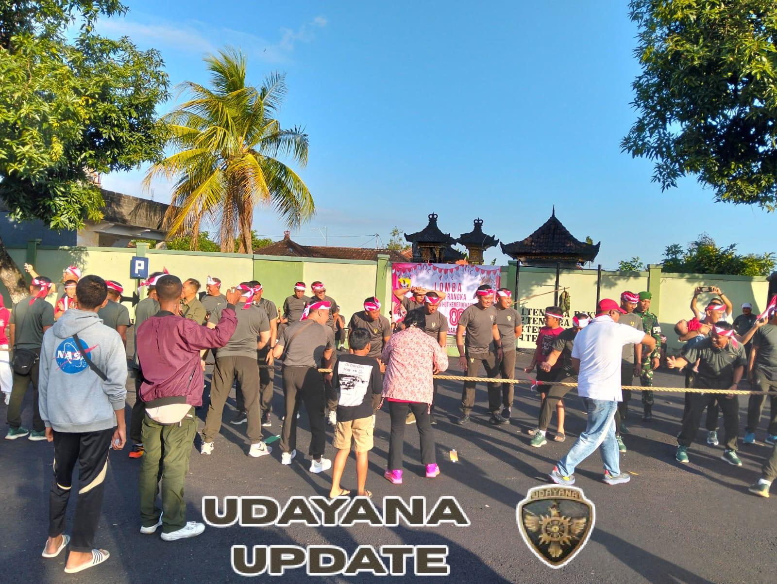 Meriahkan semarak Kemerdekaan RI ke-80, Kodim 1623/Karangasem menggelar kegiatan lomba.