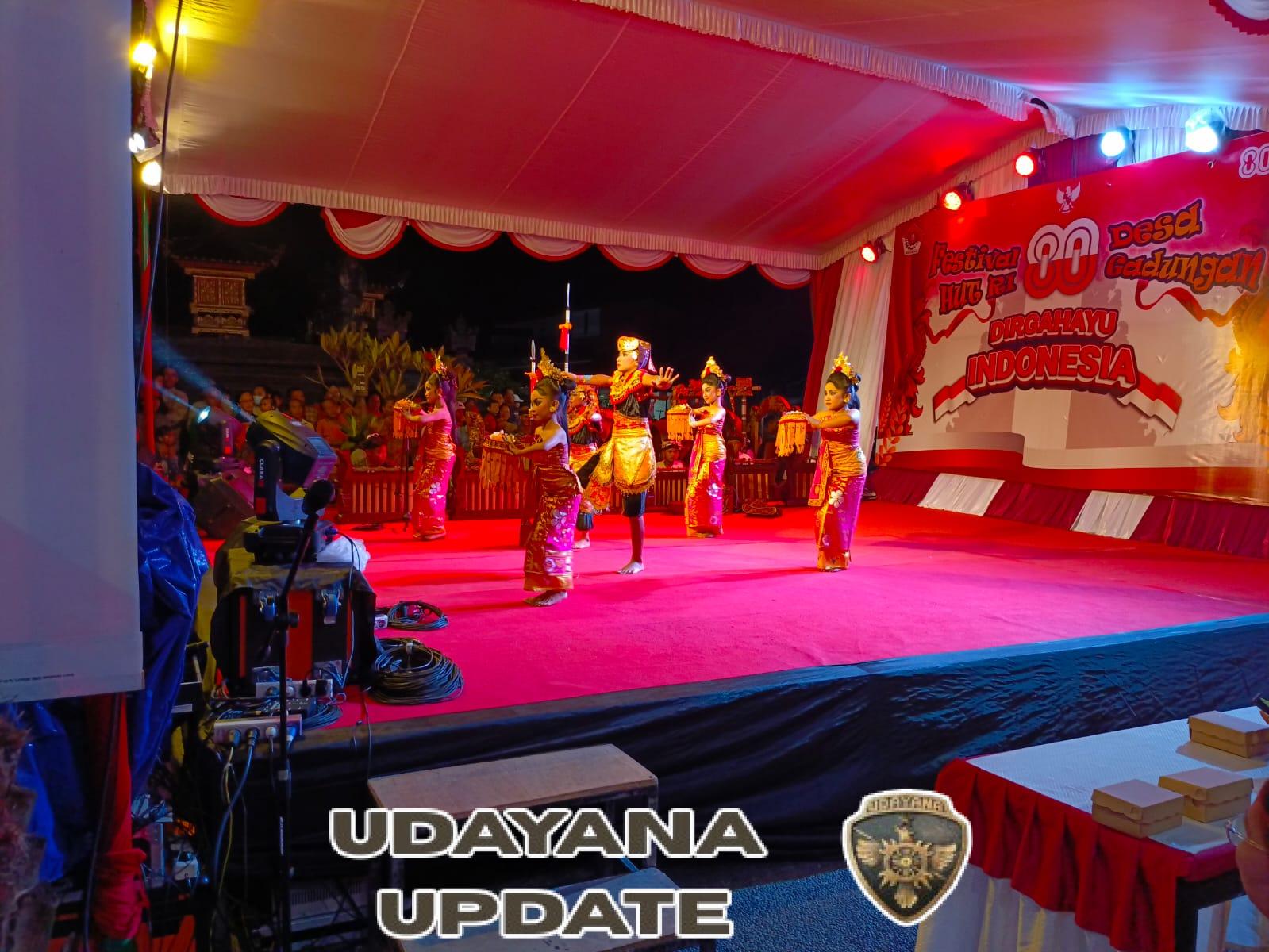 Seni dan Budaya Meriahkan HUT RI ke-80, Danramil Selemadeg Ikut Hadir di Tengah Warga