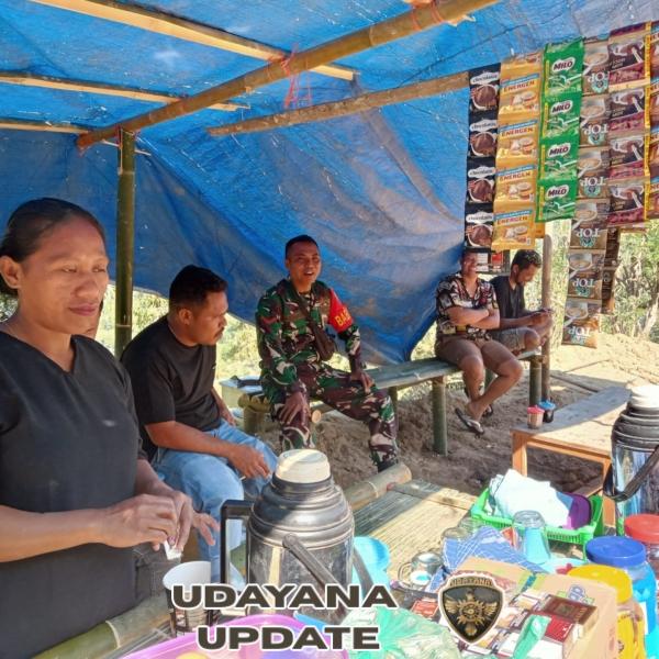 Kodim 1602/Ende Gelar Pengamanan Wilayah dan Komsos di Kecamatan Lio Timur