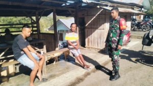 Pratu Paskalis Nggai Lakukan Monitoring dan Pendampingan di Desa Detuara