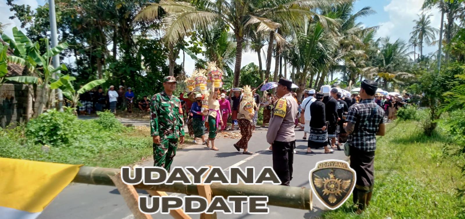 Babinsa, Garda Terdepan dalam Pengamanan Upacara Adat Desa Pering Gianyar