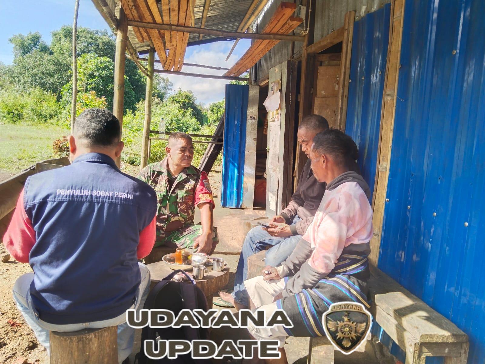 Ciptakan Rasa Aman, Babinsa Koramil 03/Detusoko Turun Langsung ke Desa Wologai Timur