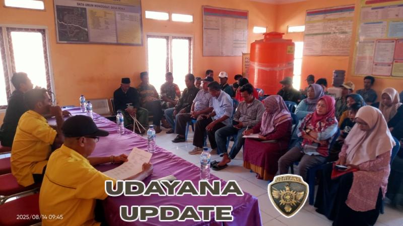 Sertu Ahmad Babinsa Desa Roka Hadiri Rapat Pembentukan Panitia MTQ Kecamatan Belo