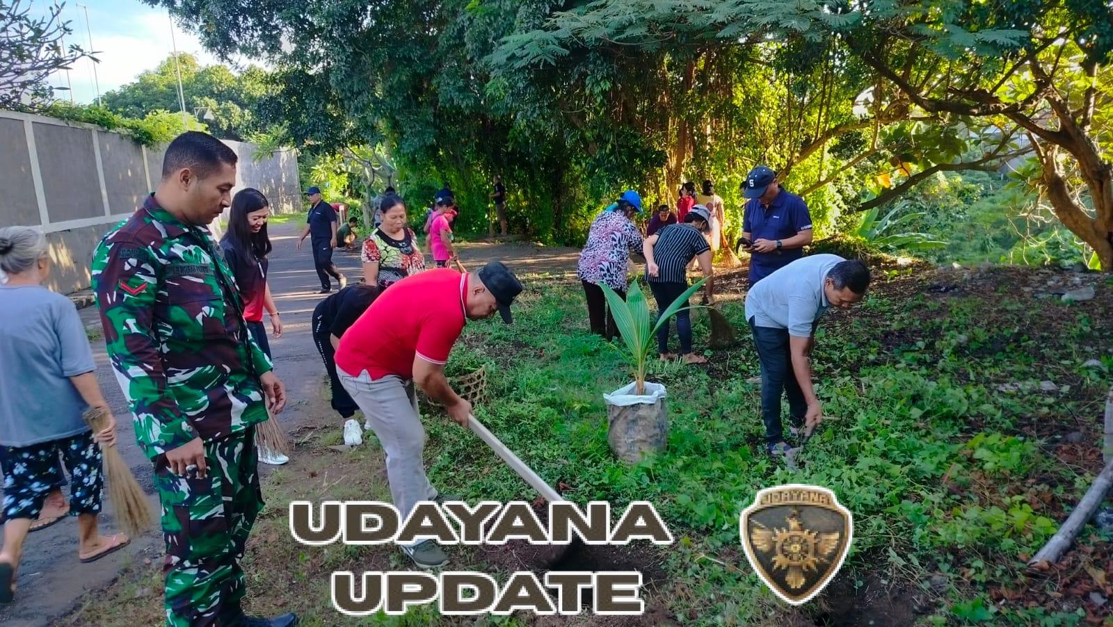 Peduli Lingkungan, Babinsa Astina Galang Gotong Royong Jelang HUT Kemerdekaan