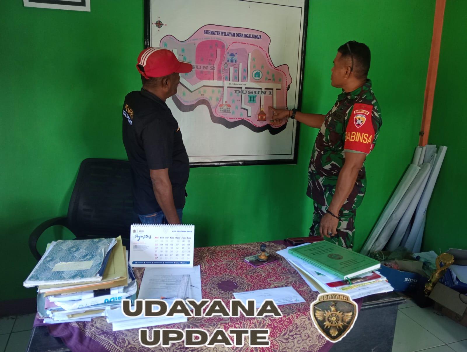 Kodim 1602/Ende Tingkatkan Kemanunggalan TNI-Rakyat Melalui Pamwil dan Komsos