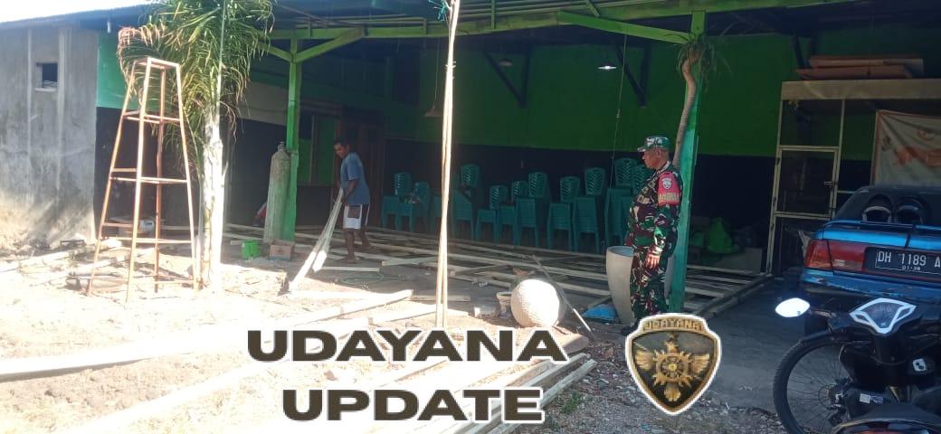 Babinsa Dan Lurah TDM Pastikan Proyek Selesai Tepat Waktu