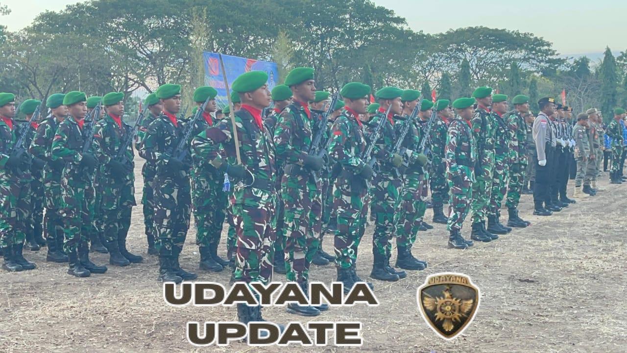 Kasdim 1625/Ngada dan Personel TNI Hadiri Upacara Penurunan Bendera di Hari Kemerdekaan ke-80