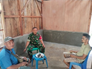 Komsos dan Pamwil Babinsa Koramil 1602-03/Detusoko Berjalan Lancar