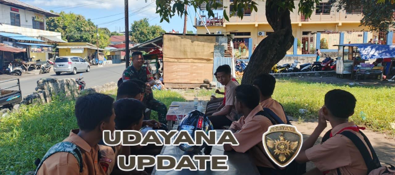 Babinsa Ende Tengah Tekankan Pentingnya Tanggung Jawab dan Disiplin Pelajar