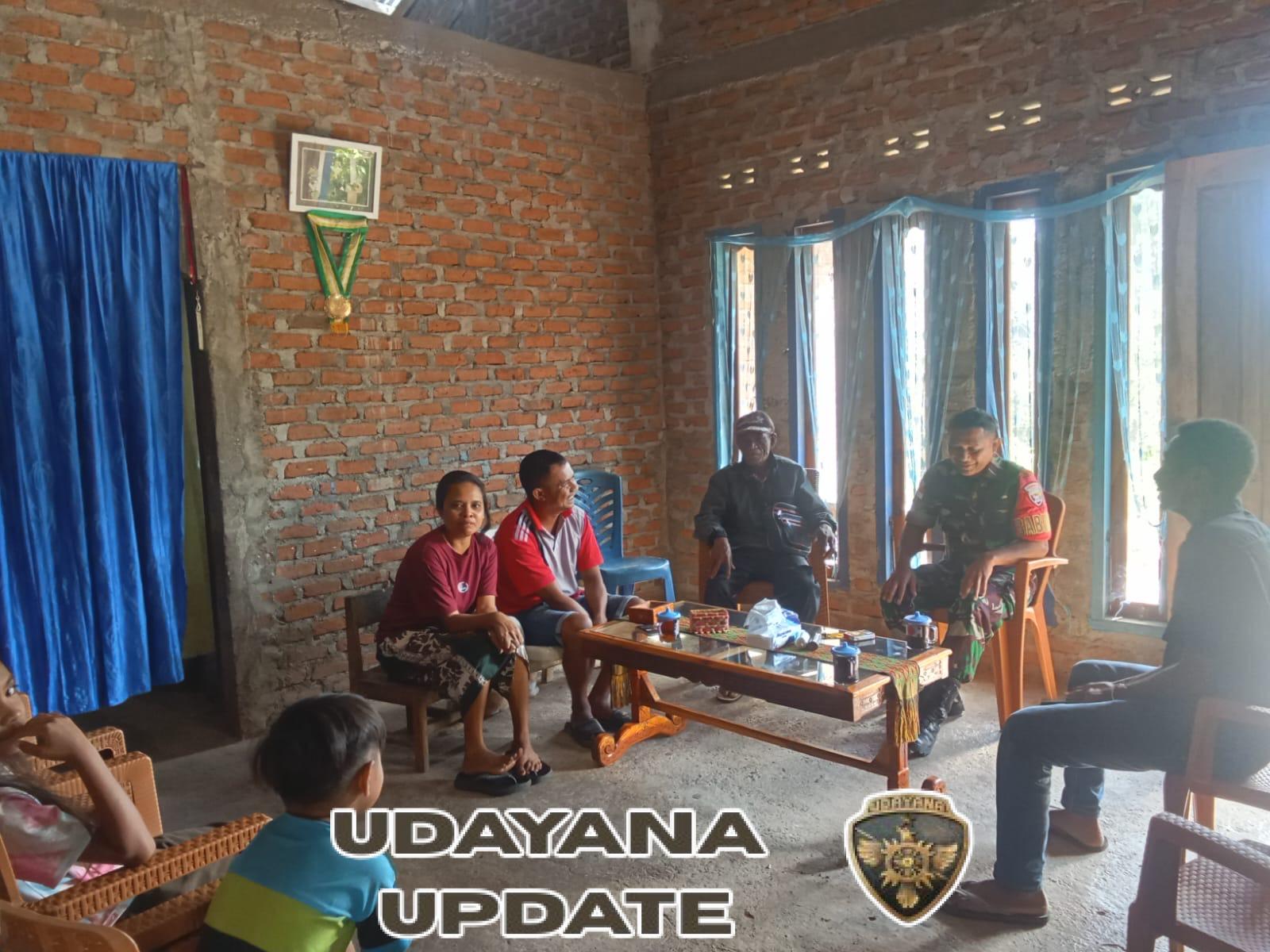 Warga Dihimbau Kibarkan Merah Putih, Babinsa Turun Langsung ke Masyarakat