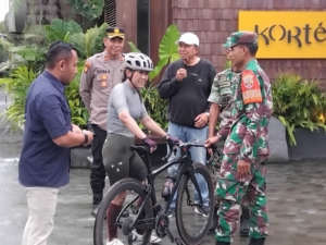 Kodim 1616/Gianyar Libatkan Koramil Ubud dalam Pengamanan Kegiatan Menteri Komunikasi