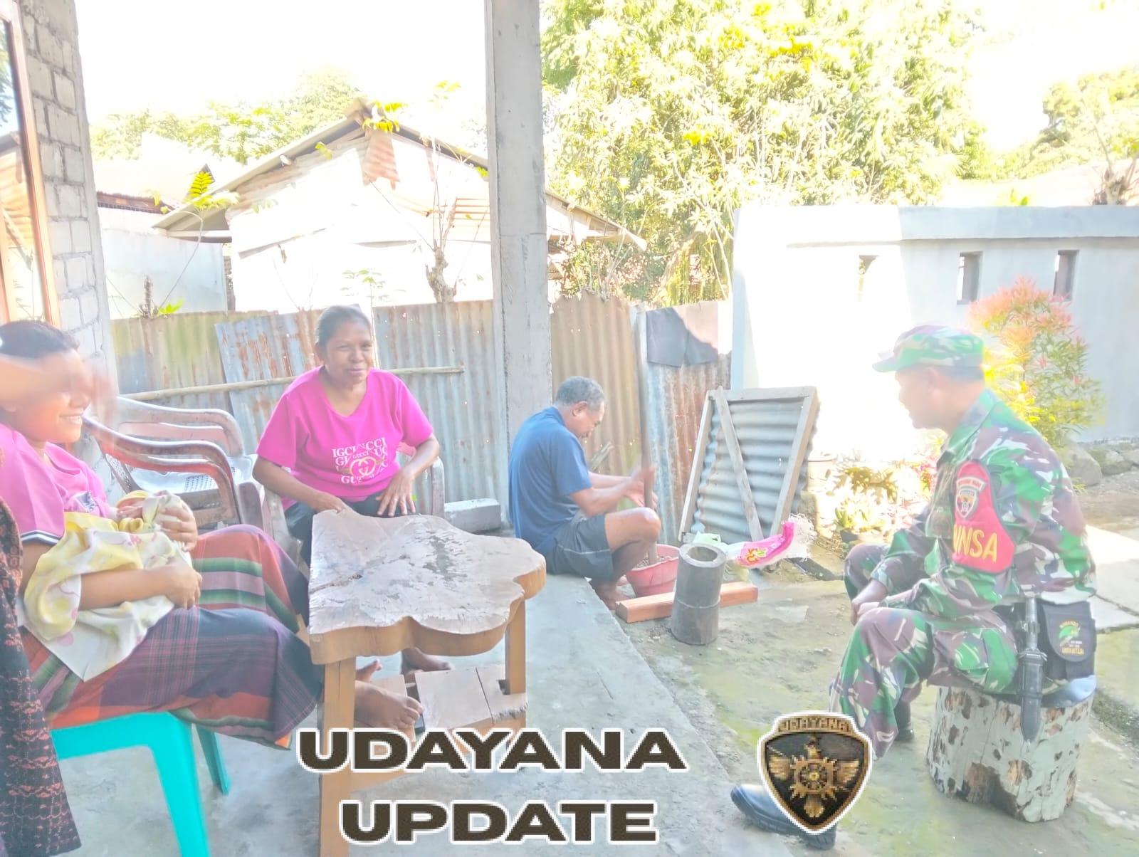 TNI Hadir di Tengah Masyarakat: Babinsa Ende Sampaikan Himbauan Kamtibmas di Sokoria Selatan