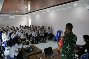 Anggota Dalwas Dishub Lotara Dibekali Materi Kesiapsiagaan Babinsa