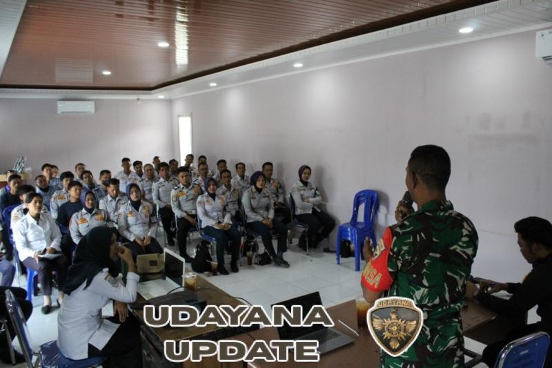 Anggota Dalwas Dishub Lotara Dibekali Materi Kesiapsiagaan Babinsa