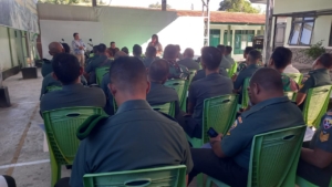 Sosialisasi di Makodim 1604/Kupang, Agung Tri Wijaya: Prajurit Yang Akan Pensiun Bisa Kredit Melalui Mandiri Taspen