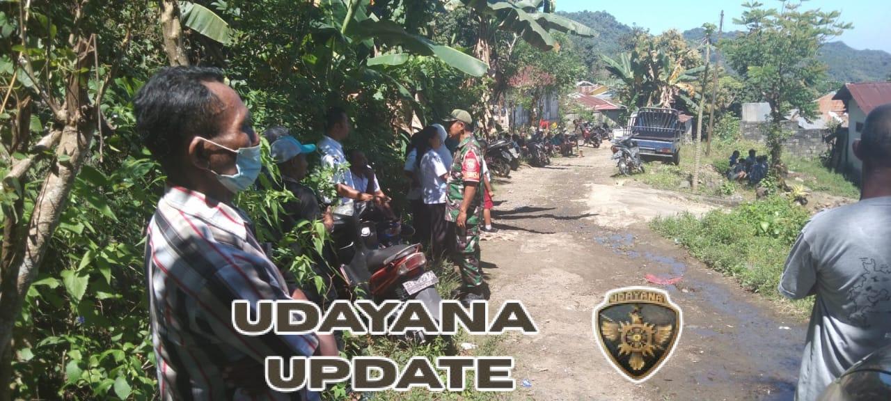 Kodim 1602/Ende Perkuat Kemanunggalan TNI-Rakyat lewat Komsos di Desa Watuneso
