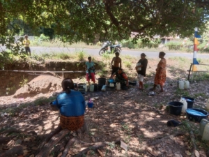 Komsos dan Pamwil, Babinsa Dorong Keamanan dan Ketertiban di Desa Kobaleba