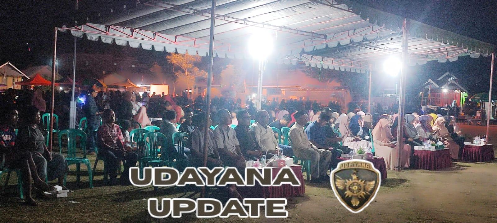 Sinergi TNI dan Warga, Babinsa Seteluk Tengah Jaga Ketertiban Pentas Seni