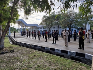 Pos Haslot Bersama OPD Laksanakan Jalan Sehat Bersama di PLBN Motamasin