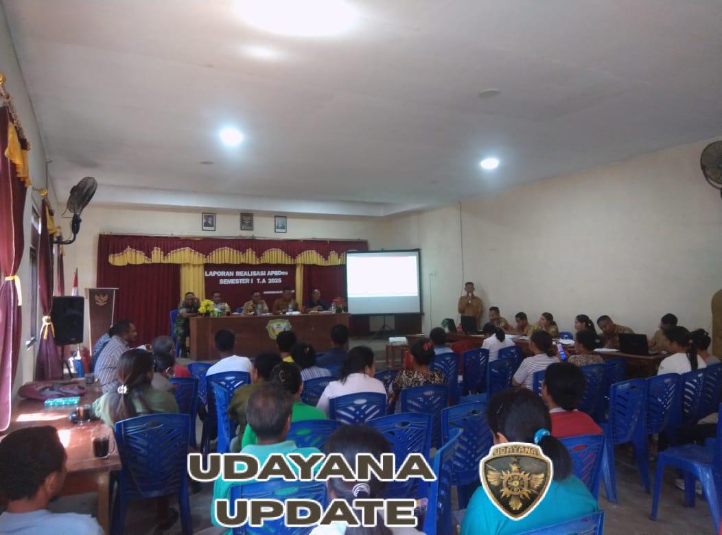 Monitoring Bersama, Babinsa dan Bhabinkamtibmas Hadiri Forum APBDes