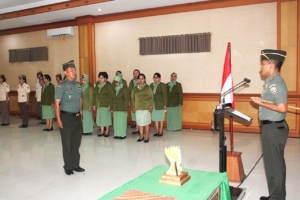 Kodim 1611/Badung Gelar Upacara Pelepasan Purna Tugas dan Penyerahan Tugas Danramil
