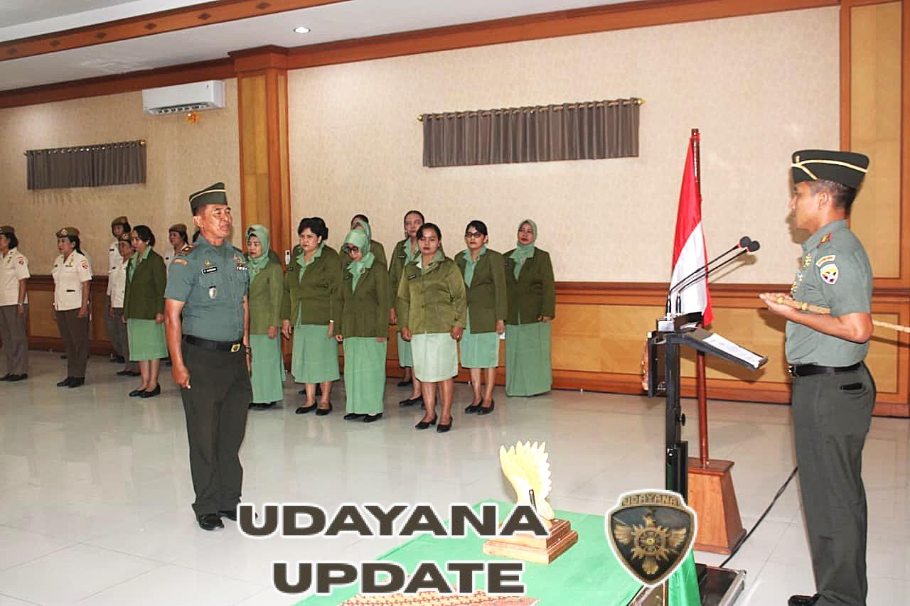 Kodim 1611/Badung Gelar Upacara Pelepasan Purna Tugas dan Penyerahan Tugas Danramil