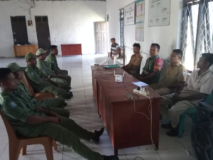 TNI Dorong Linmas Tingkatkan Peran Jaga Kamtibmas di Desa Sodana