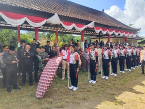 Kasdim 1623/Karangasem lepas peserta napak tilas rute perjuangan pahlawan nasional I Gusti Ngurah Rai.