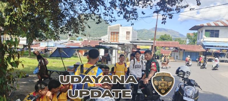 Membangun Karakter Generasi Muda, Babinsa Ende Laksanakan Kegiatan Komsos dengan Pelajar