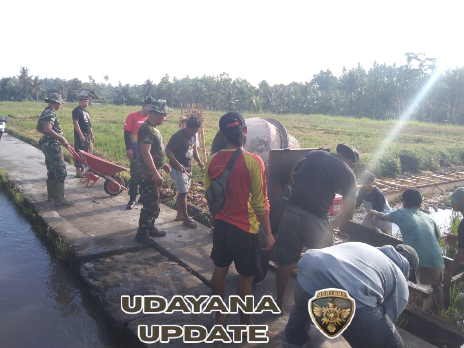Peran Strategis Dan SSK Lettu Cpl I Nyoman Prajana di Balik Sukses TMMD Desa Batuan