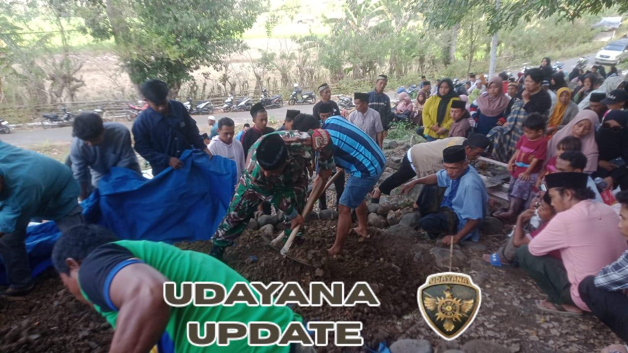 Hadir di Pemakaman Pegawai KUA, Koramil 1607-03/Ropang Tunjukkan Rasa Kepedulian