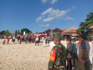 Tunjukkan Komitmen Dan Dukungan, Wadanramil Nusa Penida Kerahkan Babinsa Monitoring Lomba 17an