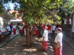 Jejak Bung Karno di Buleleng, Babinsa Dampingi Upacara Kemerdekaan ke-80