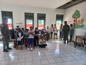 Tak Hanya Jaga Perbatasan, Satgas Pamtas Juga Bangun Generasi Muda Melalui Pendidikan